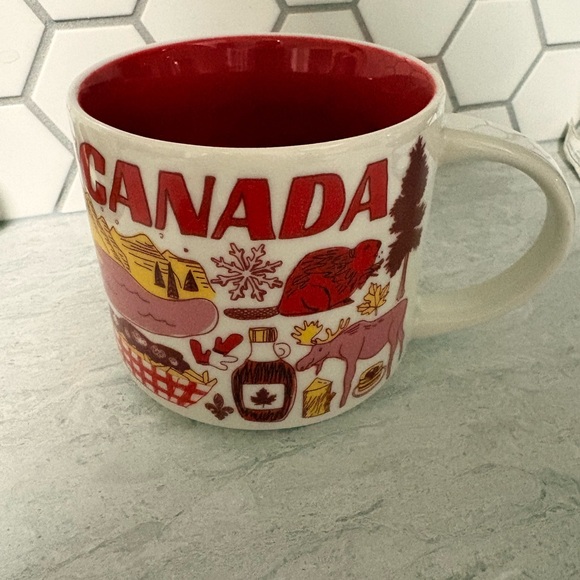 Starbucks Other - Starbucks Canada Red and White Mug